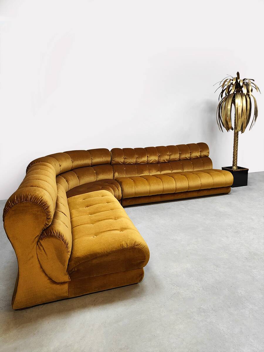 Midcentury modular sofa vintage 'Golden hour'