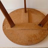 Table low tripod vintage inlaid