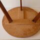 Table low tripod vintage inlaid