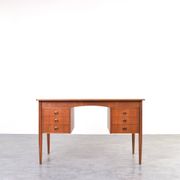 Mid-Century Danish Teak Desk, 1960s.