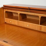 Scandinavian secrétaire with decorated turned legs