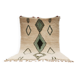 Authentic Beni Ouarain Rug 300x202 cm – Unbleached Wool