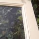 Old translucent glass communication door 82.5x214.2cm