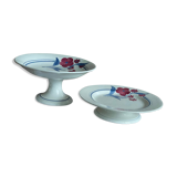 2 plates art' ́ ́ deco Gien pontoise