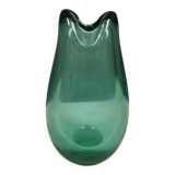 Extrêmement rare "torskemund/ cod mouth", vase - per lütken, holmegaard 1951