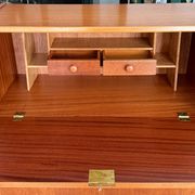 Vintage Jentique teak secretary desk