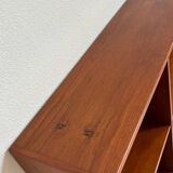 Vintage bookcase with drawers teak