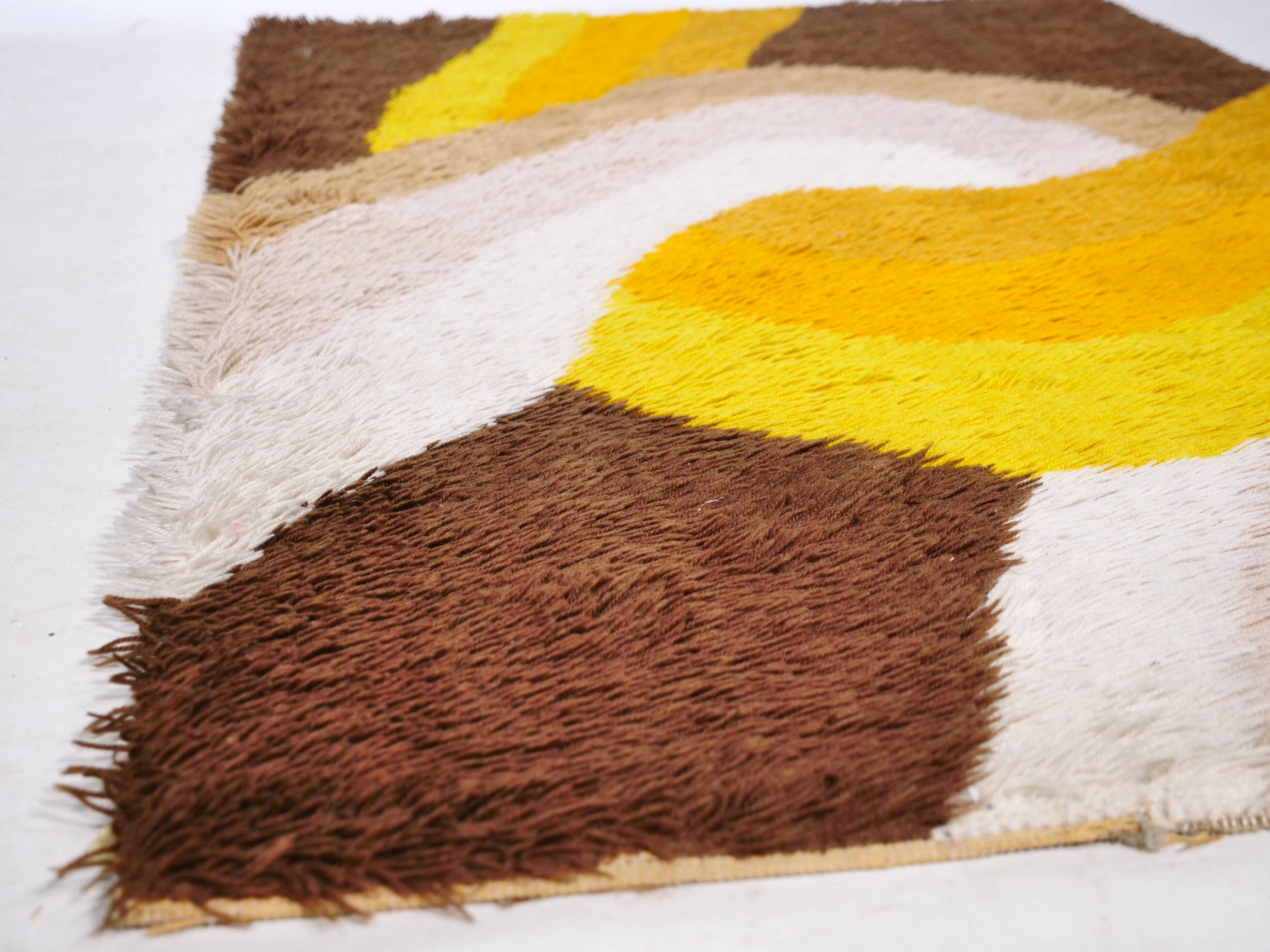 Mid-Century Vintage Space Age Wool Rug by Desso, 1970s