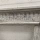 Louis XVI Style Fireplace in White Veined Carrara Marble, 19th Century