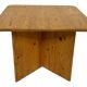 Vintage pine coffee table / side table in a minimalist organic design