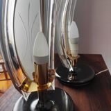 Paire de lampes en verre, 1970