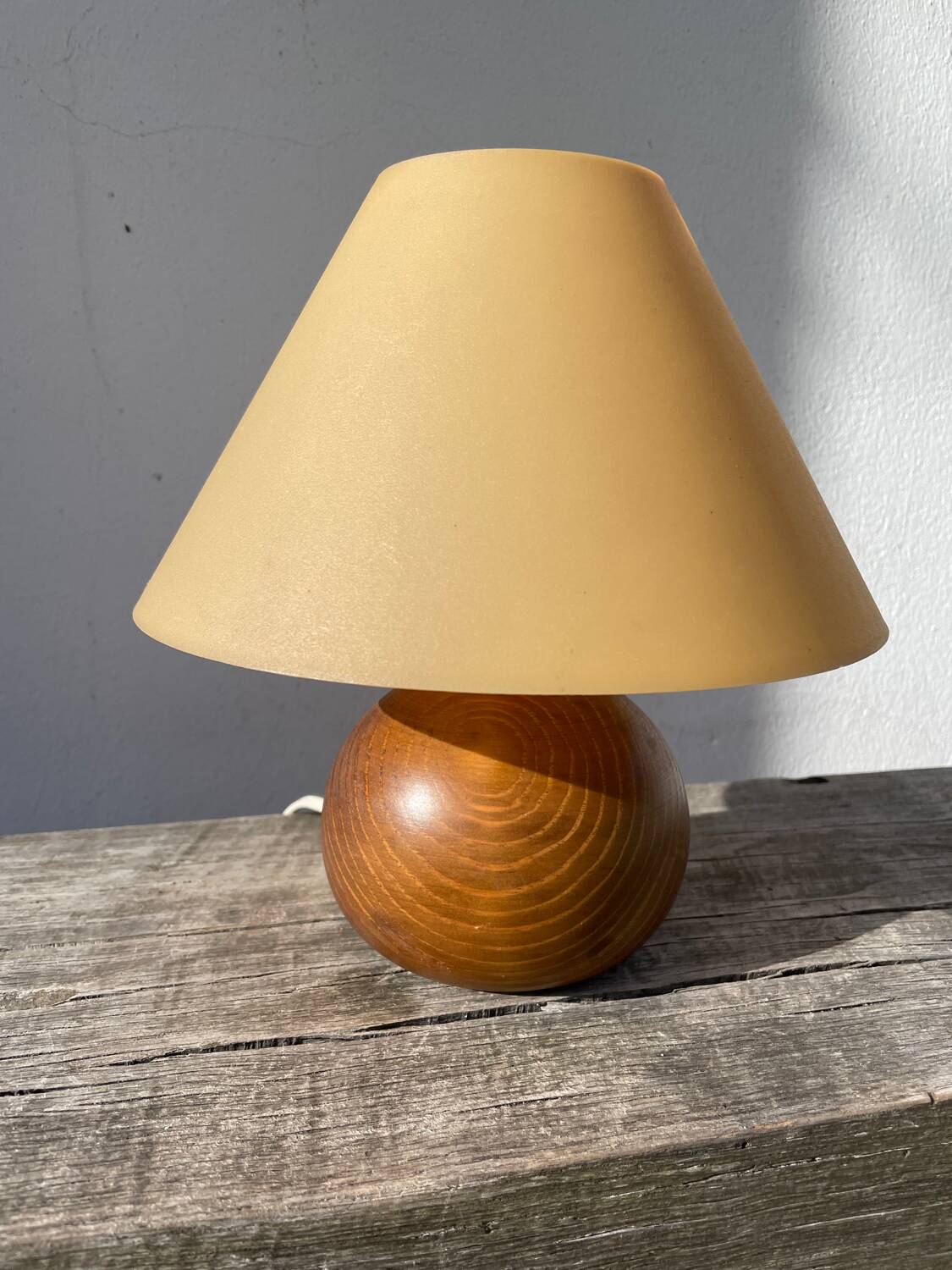 Wooden ball lamp 1980
