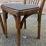paire de chaises Baumann café bistrot 1960