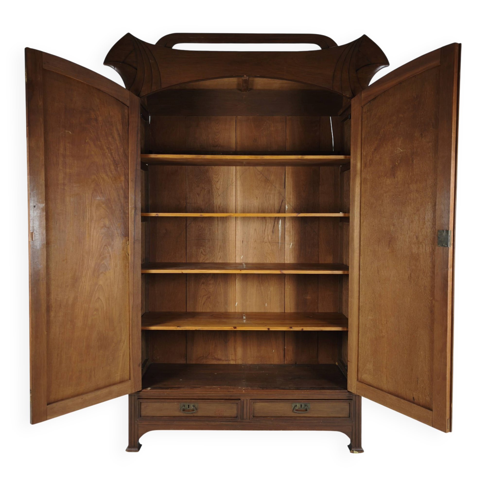 Art Nouveau Wardrobe, circa 1900