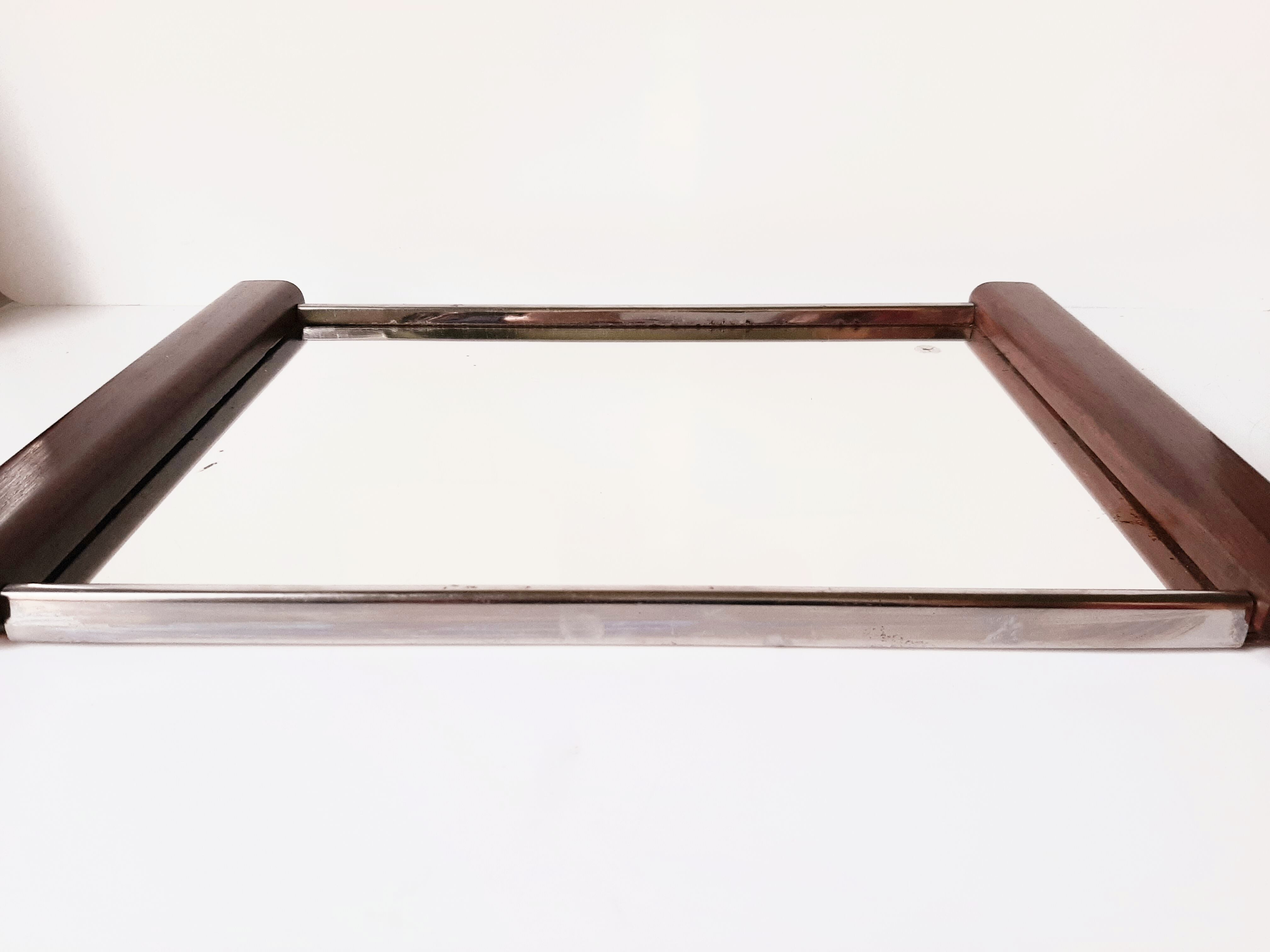 Art deco mirror tray