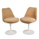 Set of 8 "Tulip" chairs by Eero Saarinen for Knoll, 1970s.