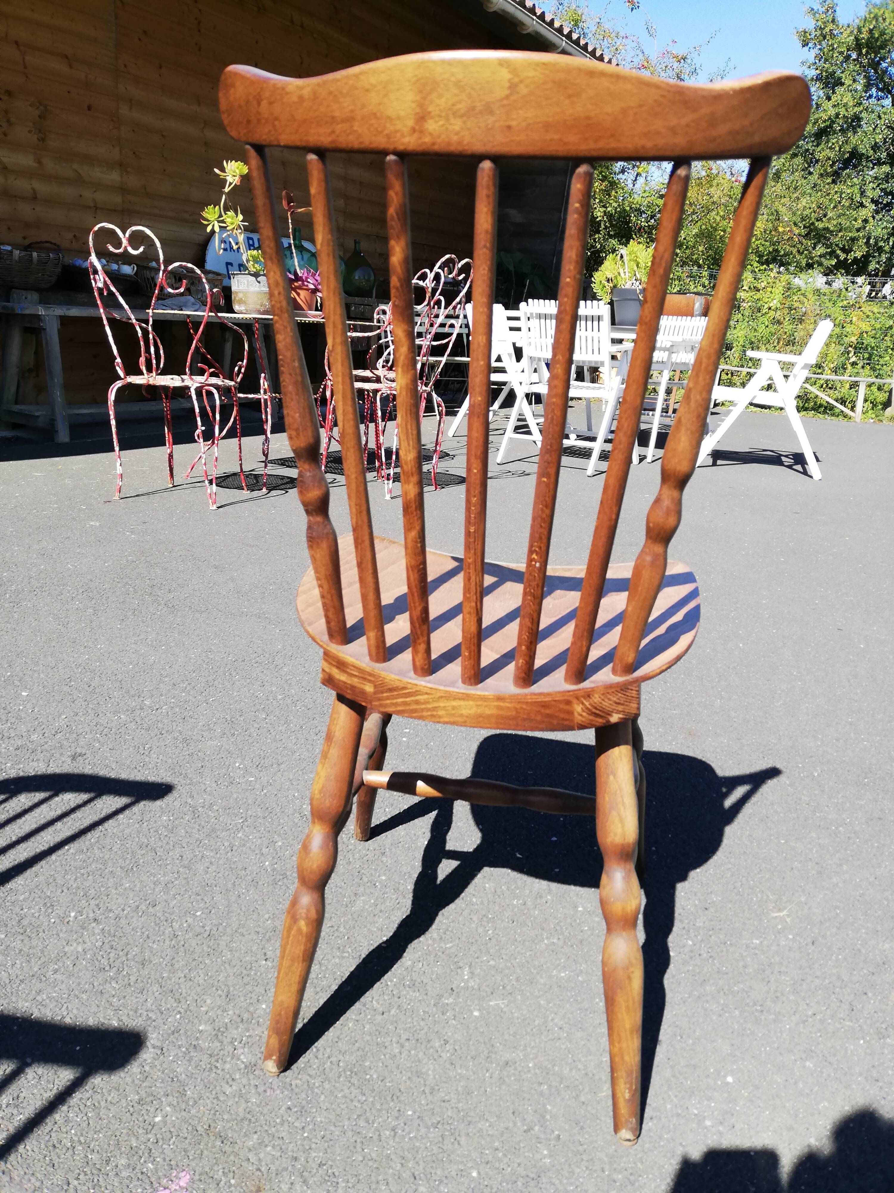 Series of 6 Baumann bistro chairs model Tacoma