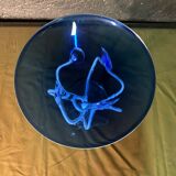 Murano, stretched glass standing cut. 1960