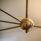 Mid-century italian asymmetrical ceiling lamp