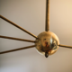 Mid-century italian asymmetrical ceiling lamp