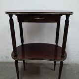 Side Table With Drawer - Wood (Mahogany)