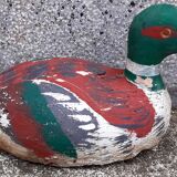 Duck (old applet) in painted wood