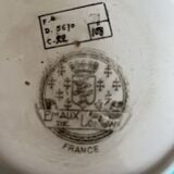 Plate in Longwy enamels