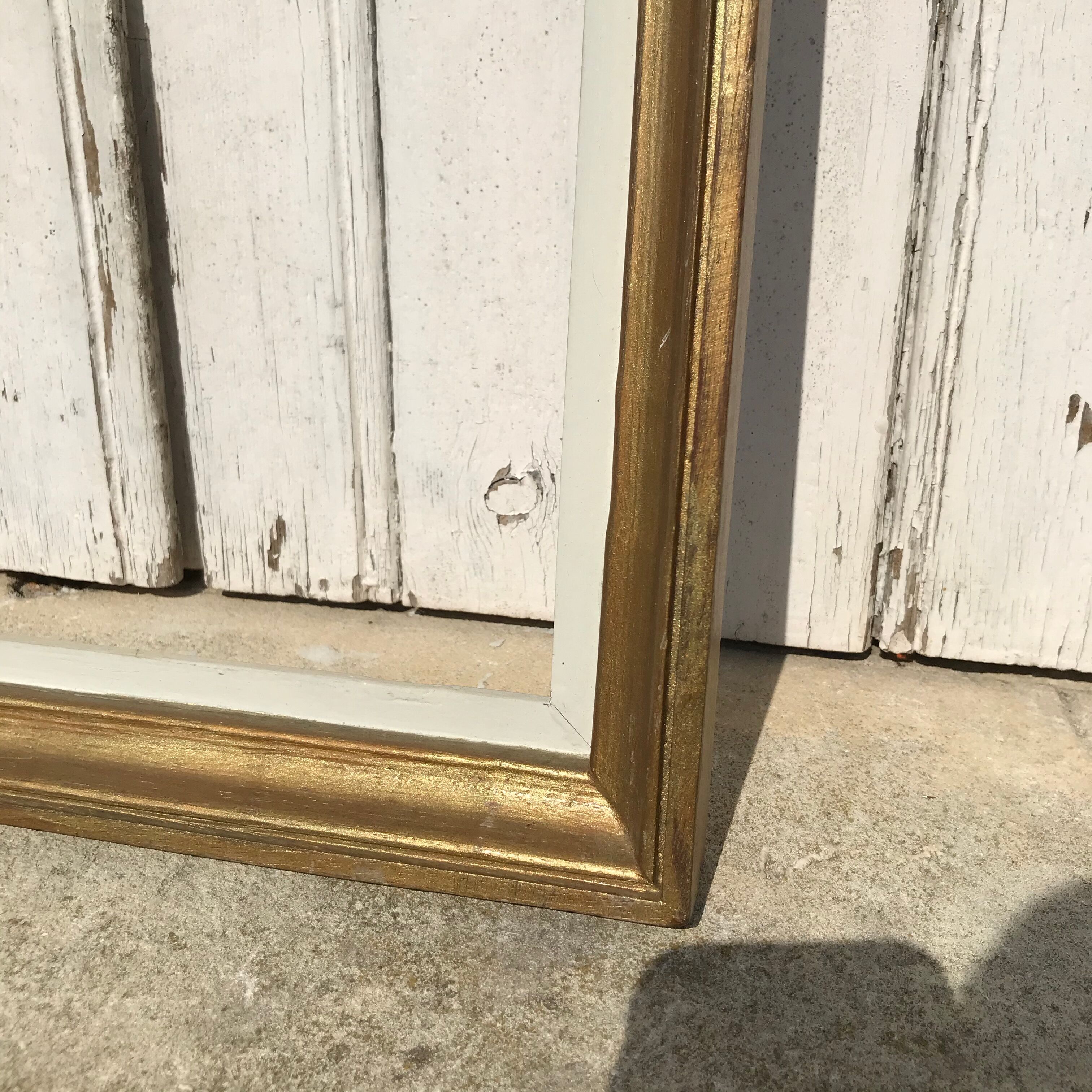 Golden vintage frame
