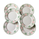 6 vintage dessert plates, Salins France