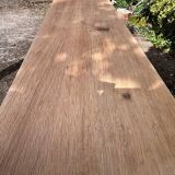 Solid wood bench