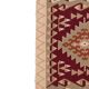 Vintage Turkish kilim, handwoven, 122x225 cm.