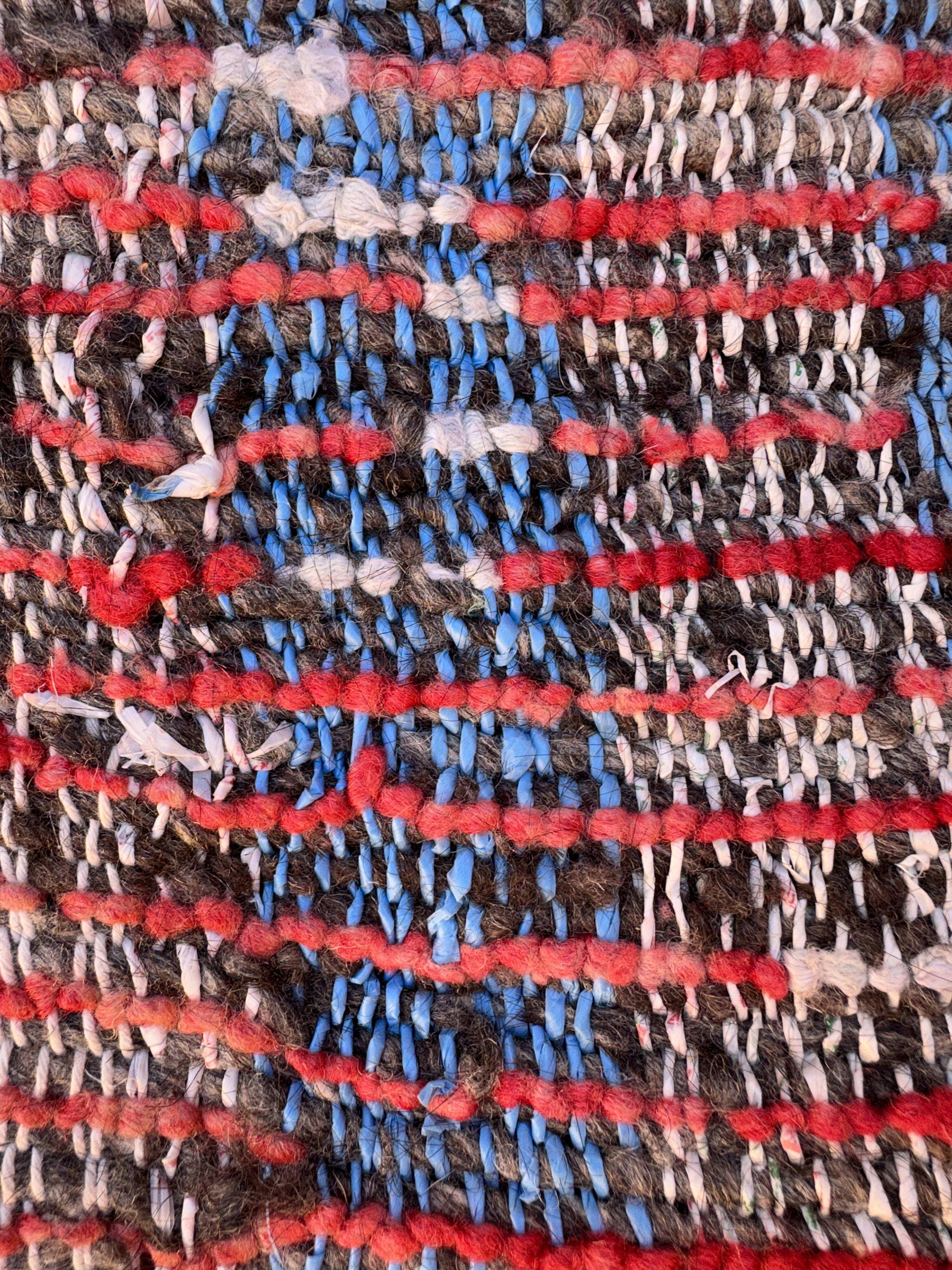 Red Moroccan Talsint rug - 113 x 259 cm