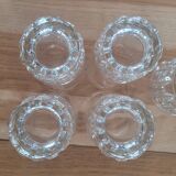 5 vintage BP Bormioli glasses