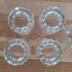 5 vintage BP Bormioli glasses