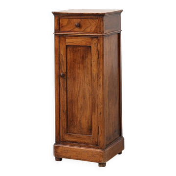 Art Deco walnut bedside cabinet, Belgium, 1920s