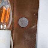 Vintage glass wall sconces by Carl Fagerlund, Lyfa glass sconces.