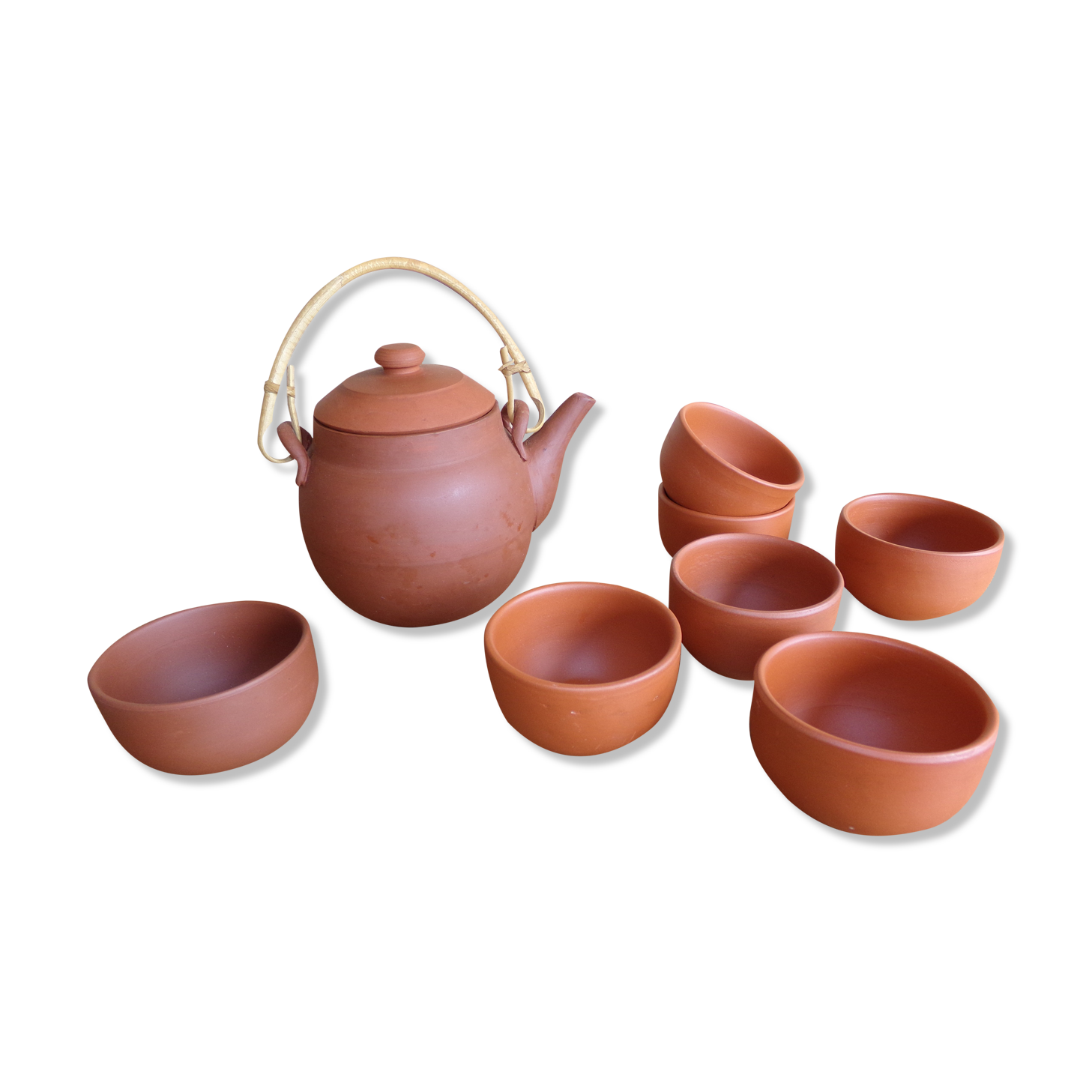 Terracotta tea set