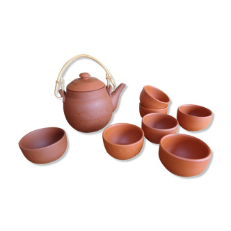 Terracotta tea set