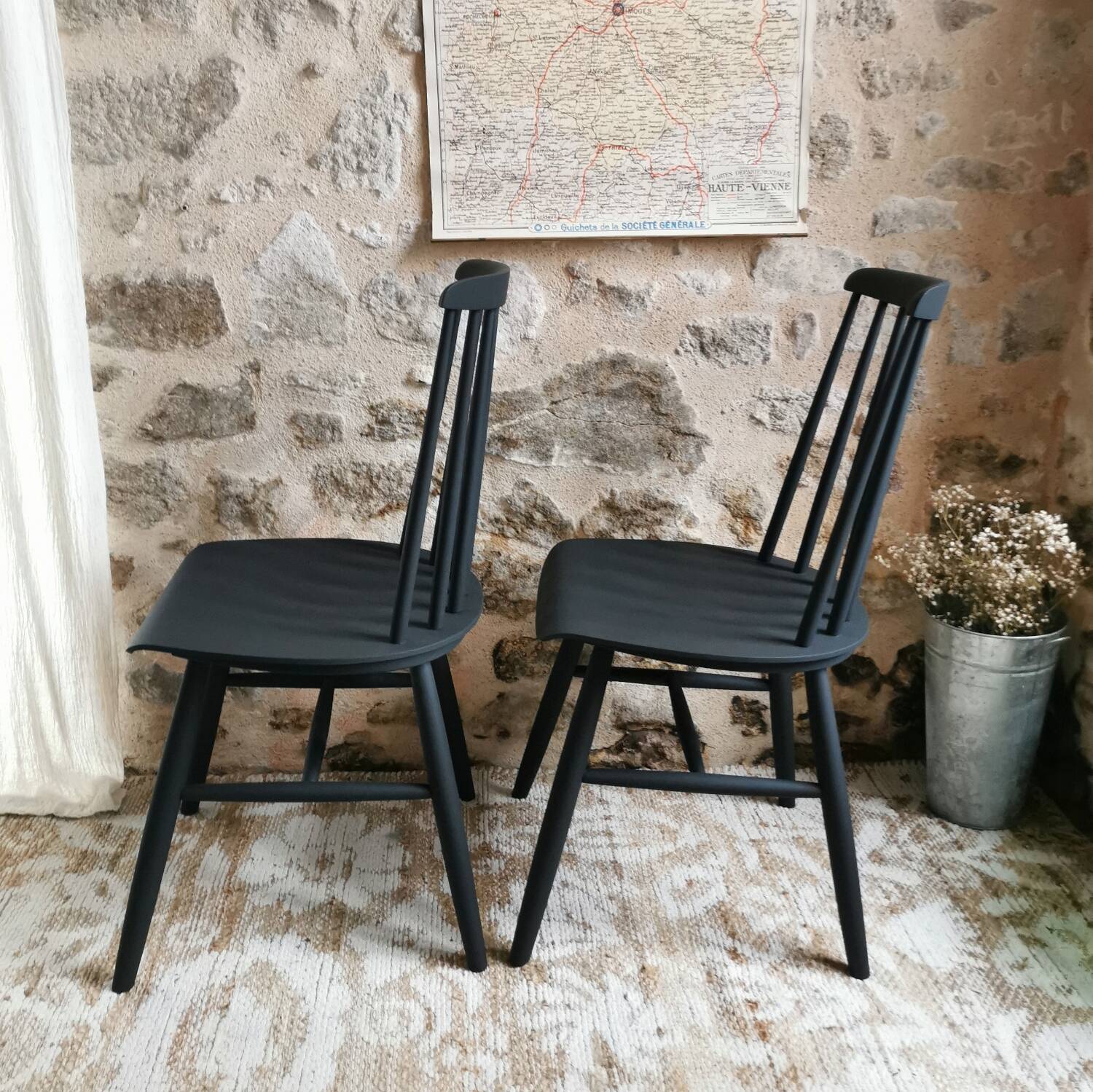 2 Chaises Scandinave, Fanett Ilmari Tapiovaara