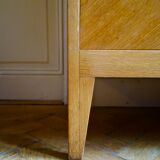 Chest of drawers vintage oak year 1960