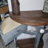 Half-moon console