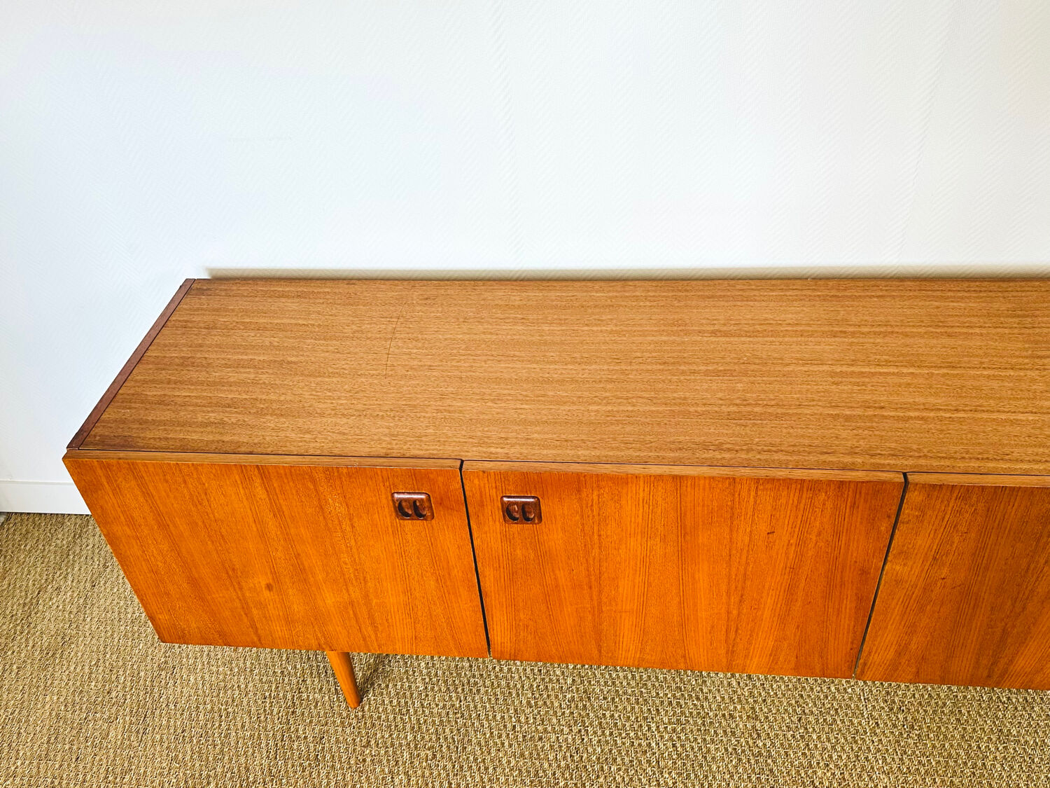 Scandinavian teak sideboard from the 1960s.