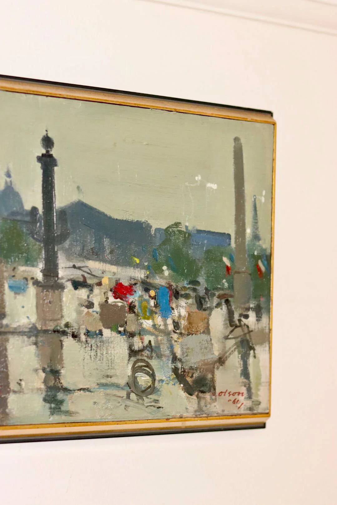« Scène de rue française » par Olson