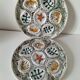 Set of oyster plates MBFA Pornic model Penerff, 1960s-70s.