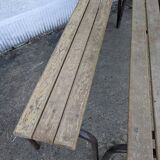 Pair of school benches