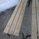 Pair of school benches