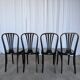 Chaises de salle à manger STOL Kamnik vintage : ensemble de 4 des années 1970, style moderne du milieu du siècle.