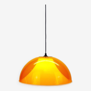 Orange designer pendant light
