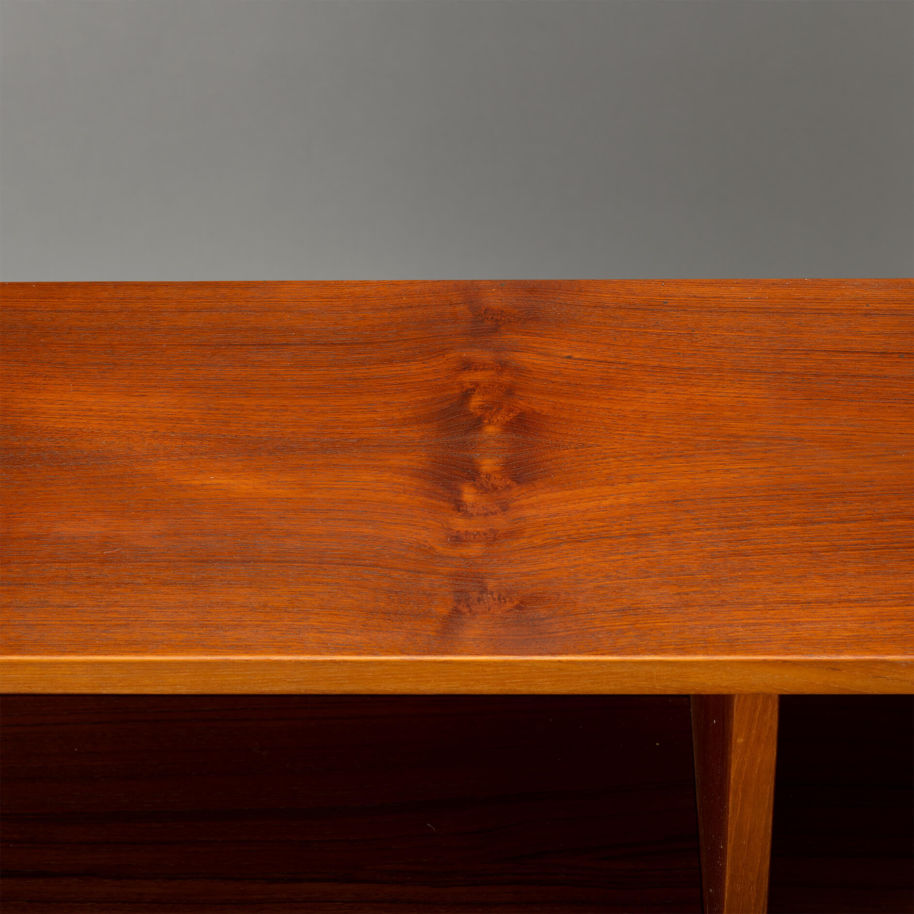Danish teak bookcase by Hundevad 1960s