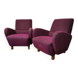 Fauteuils H-282 par Jindrich Halabala